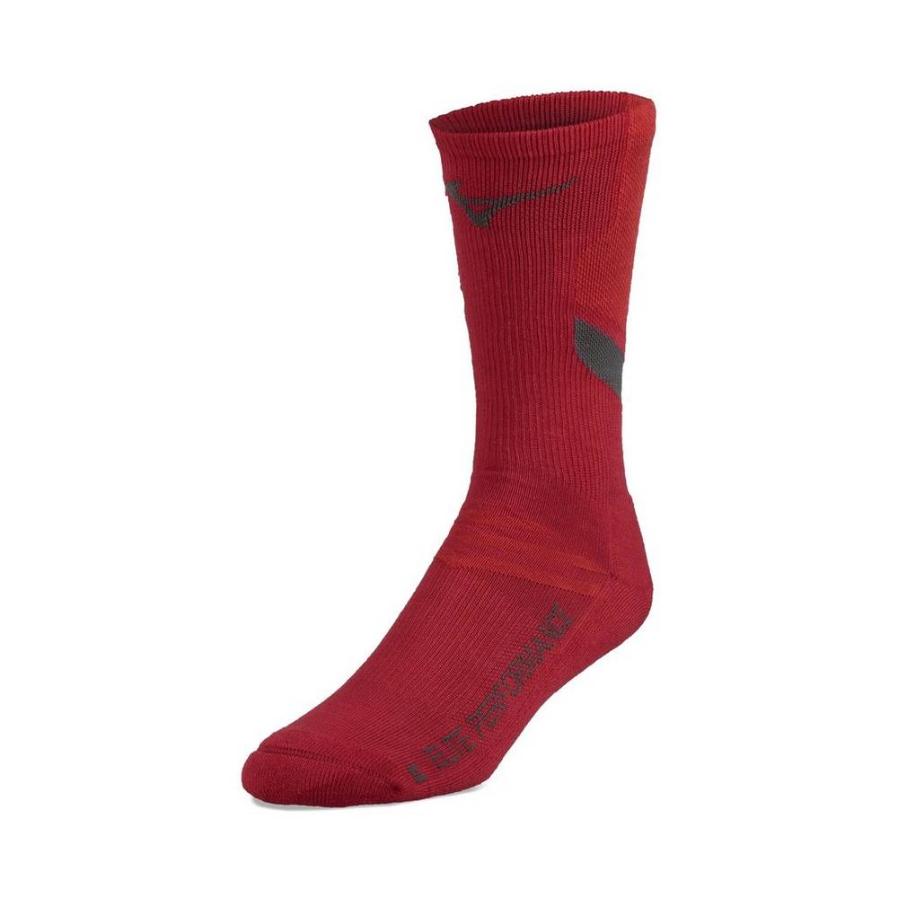Panske Volejbalove Ponozky Mizuno RUNBIRD® Crew Červené Vypredaj FOBZ74915
